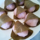 道明寺粉で作る桜餅★50個